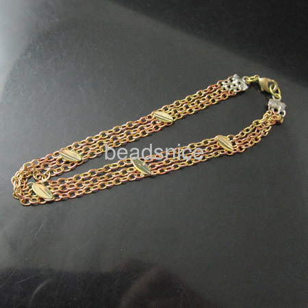 Brass bracelet base,leaf,
